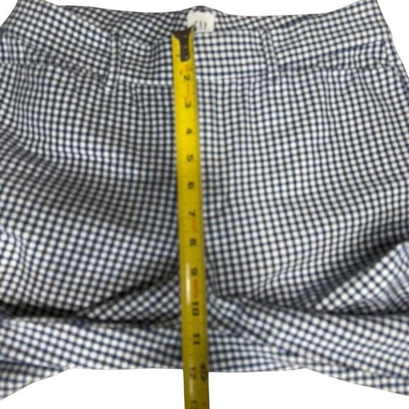 Gap Pants Women's Curvy Signature Skinny Ankle 10 Tall Gingham Blue Preppy Prep - Picture 9 of 9
